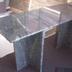 Stone table bullnosed edge